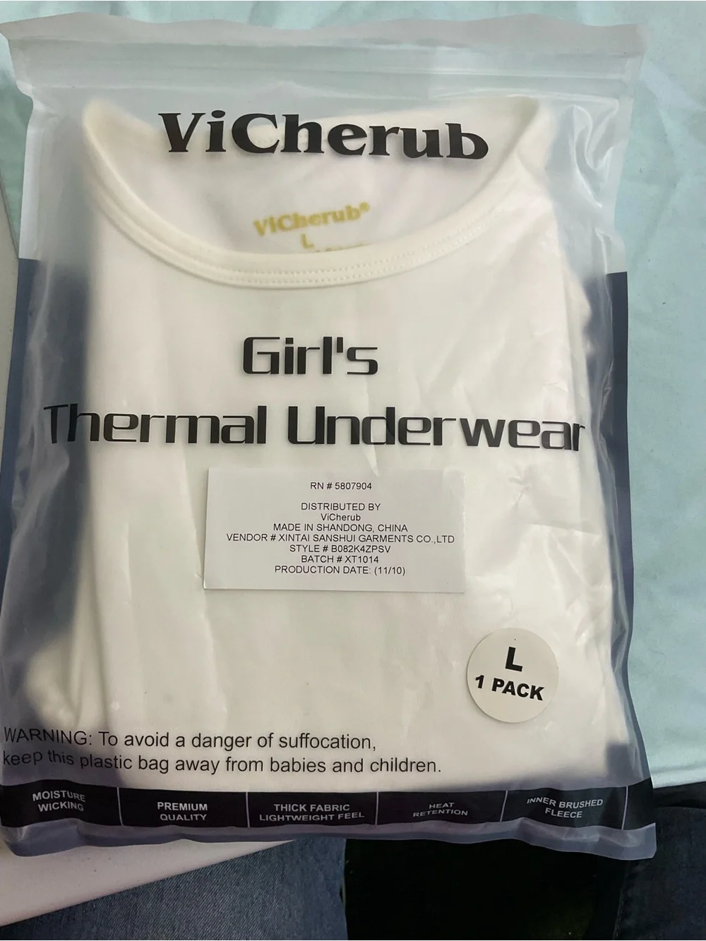 Vicherub fleece lining